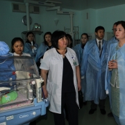 Визит Государственного секретаря Республики Казахстан Абдыкаликовой Гульшары Наушаевны в Национальный медицинский холдинг